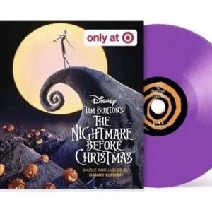 Disney The Nightmare Before Christmas Purple Vinyl Record